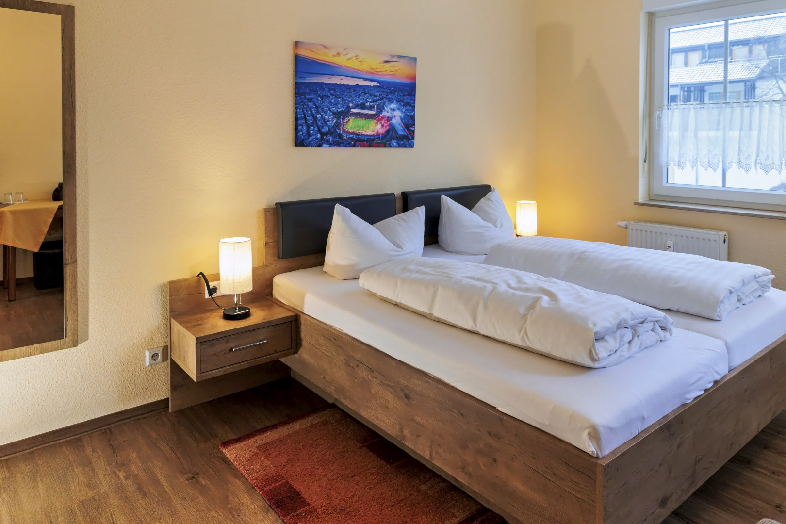 Doppelzimmer in der Parkpension Spreewald Doppelzimmer in der Parkpension Spreewald