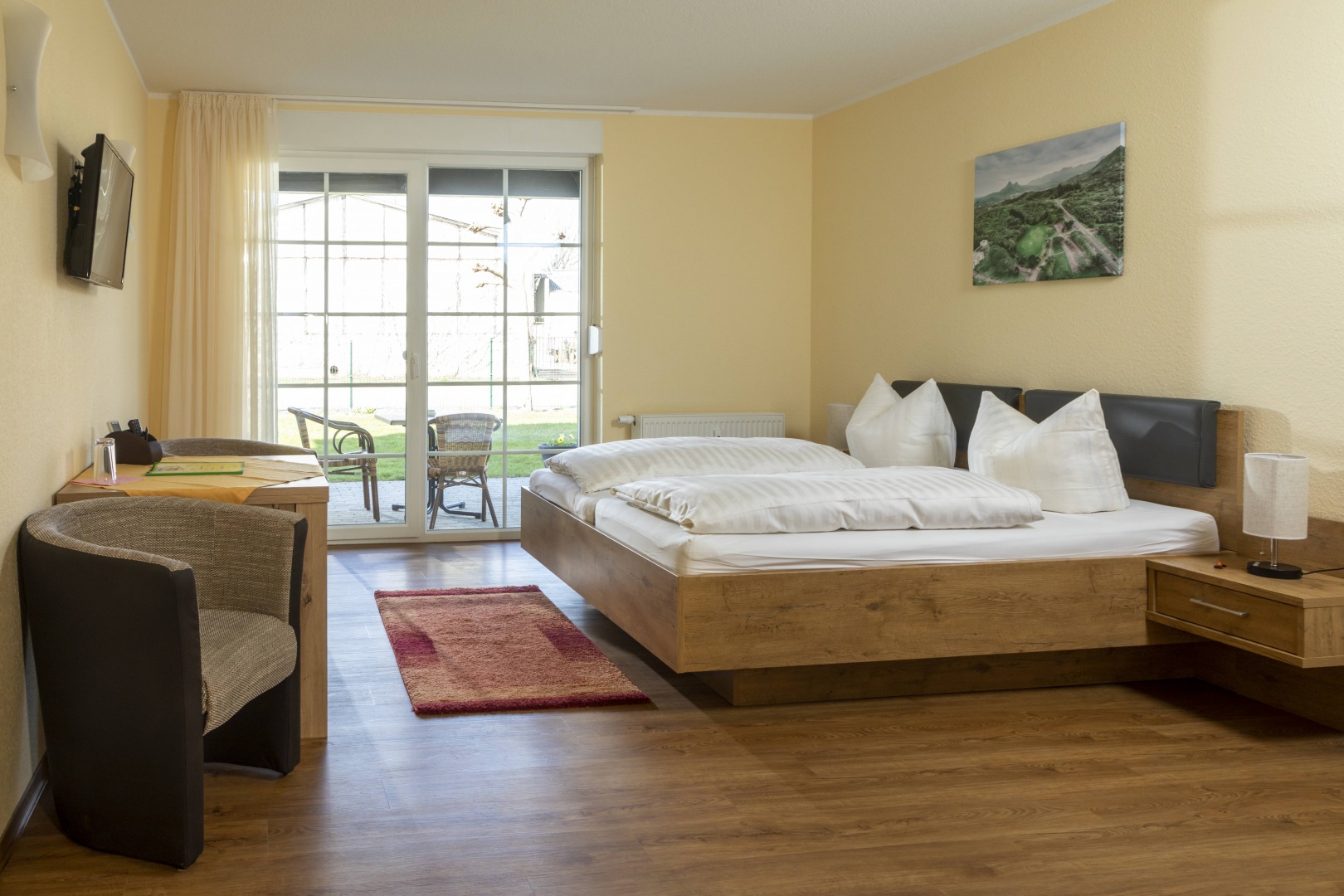 Doppelzimmer mit Terrasse Parkpension Burg Spreewald